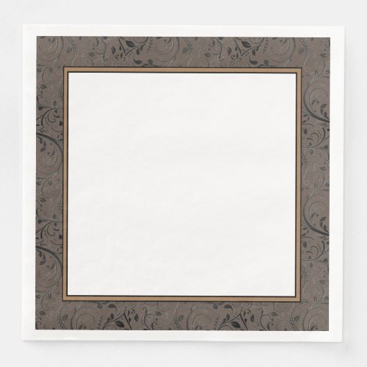 Paaspapier servet is rasterlilie (Voorkant)