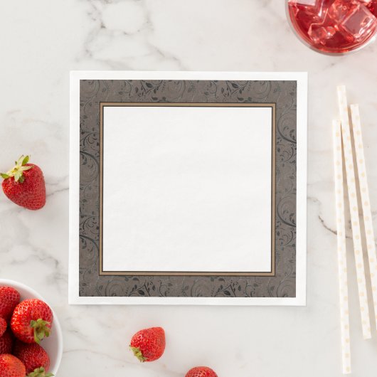 Paaspapier servet is rasterlilie (Insitu)