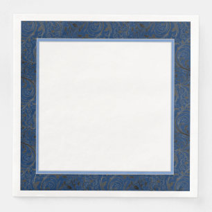 Paaspapier servet is rasterlilie