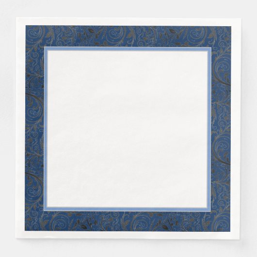 Paaspapier servet is rasterlilie (Voorkant)