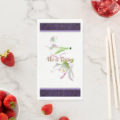 Paaspapier servet is rasterlilie (Insitu)