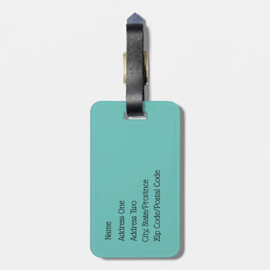 Paasparade-Bagagelabel Bagagelabel (Achterkant verticaal)