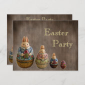  paaspartij kaart (Voorkant / Achterkant)