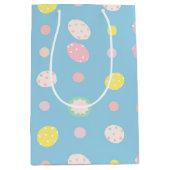 Paaspastel lichtblauw minimalistisch medium cadeauzakje (Voorkant)