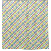 Paaspastel Plaid Spring Pattern Douchegordijn (Voorkant)