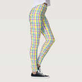 Paaspastel Plaid Spring Pattern Leggings (Rechts)