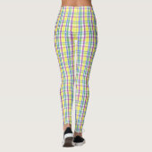 Paaspastel Plaid Spring Pattern Leggings (Achterkant)