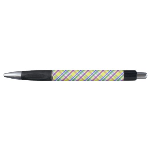 Paaspastel Plaid Spring Pattern Pen (Voorkant)