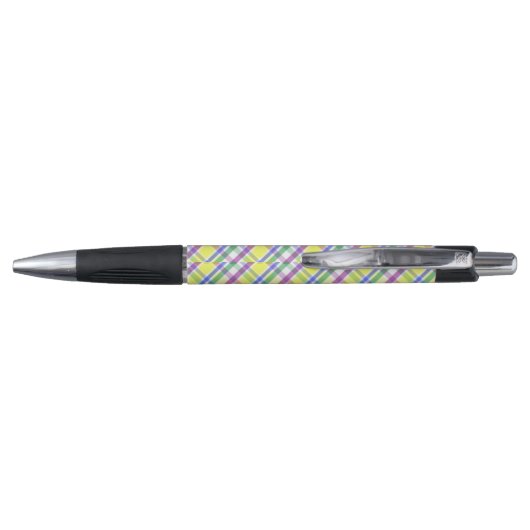 Paaspastel Plaid Spring Pattern Pen (Achterkant)