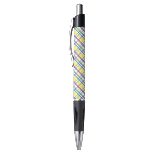 Paaspastel Plaid Spring Pattern Pen (Top (Verticaal))