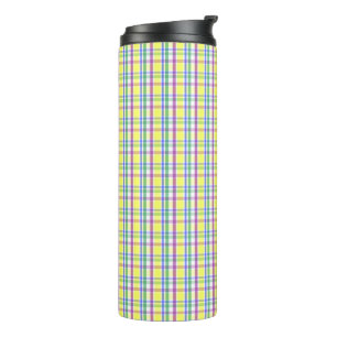 Paaspastel Plaid Spring Pattern Thermosbeker