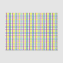 Paaspastel Plaid Spring Pattern