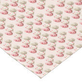 Paaspastel roze beige eieren patroon korte tafelloper (Hoek)