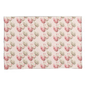 Paaspastel roze beige eieren patroon kussensloop (Voorkant-Rechts)