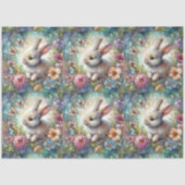 Paaspastelvlinders Bunny Decoupage Tissuepapier (Voorkant)