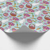 Paaspatroon bevestigen cadeaupapier (Hoek)