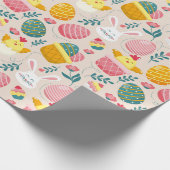 Paaspatroon bevestigen cadeaupapier (Hoek)