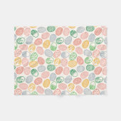  paaspatroon | Fleece Blanket Deken (Voorkant (Horizontaal))