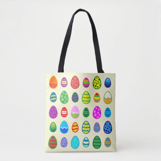 Paaspatroon Tote Bag (Voorkant)