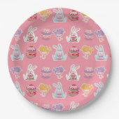 Paaspatroon Vanilla Ice Paper-Borden Papieren Bordje (Voorkant)