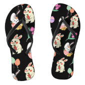 PaasPatroonkonijn en eieren Teenslippers (Voetbed)