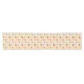 Paaspatroonmiddelmatige champagne Table Runner Korte Tafelloper (Horizontaal)