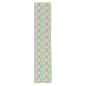 PaasPattern Laurel Green Table Runner Korte Tafelloper (Voorkant)