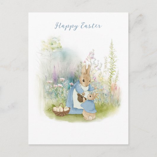 PaasPeter Rabbit Briefkaart (Voorkant)