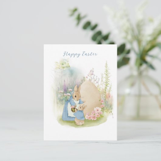 PaasPeter Rabbit Briefkaart (Staand voorkant)