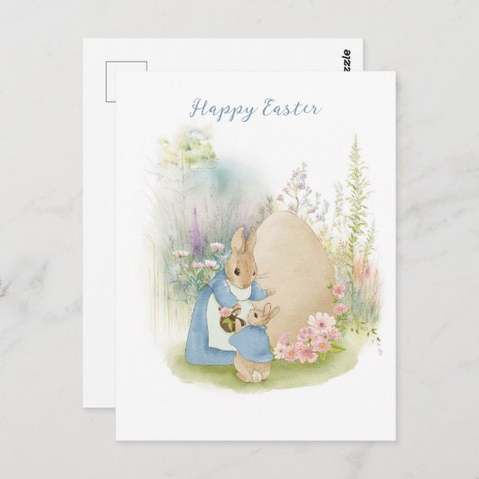 PaasPeter Rabbit Briefkaart (Voorkant / Achterkant)