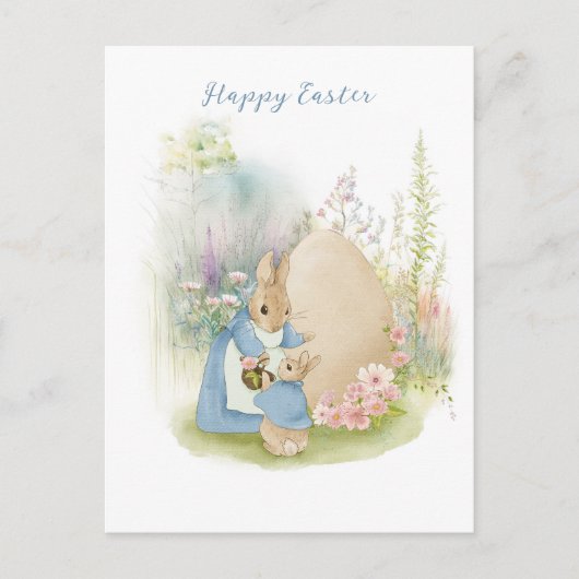 PaasPeter Rabbit Briefkaart (Voorkant)