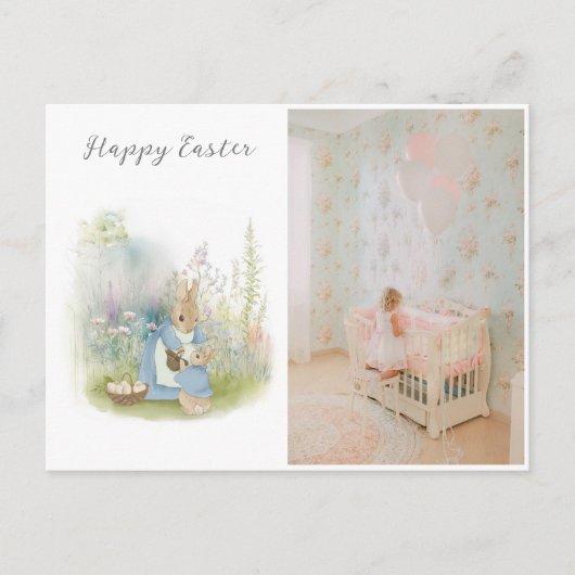 PaasPeter Rabbit Briefkaart (Voorkant)