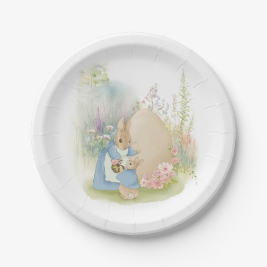 PaasPeter Rabbit Paper Borden Papieren Bordje (Voorkant)