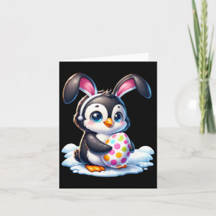 Paaspinguïn Lover Egg Eggs Bunny Rabbit Bunnies Kaart