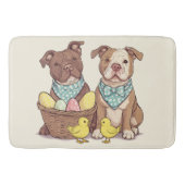 Paaspit Bull Dogs Badmat (Voorkant)
