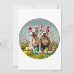 Paaspit Bull Dogs Feestdagenkaart