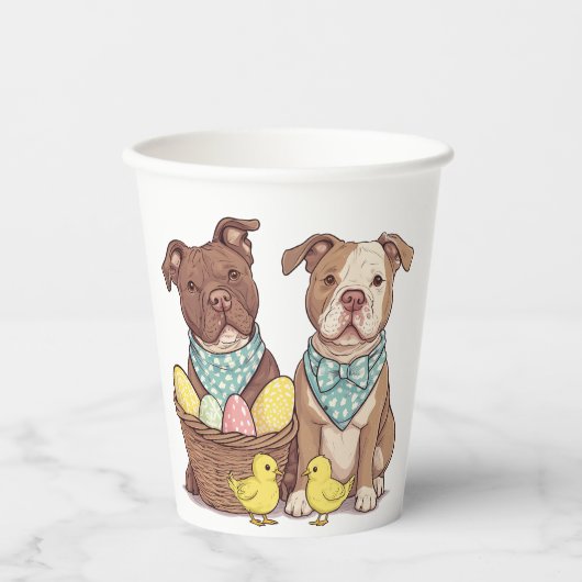Paaspit Bull Dogs Papieren Bekers (Voorkant)