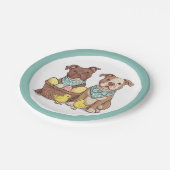 Paaspit Bull Dogs Papieren Bordje (Gekanteld)