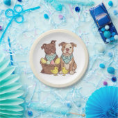 Paaspit Bull Dogs Papieren Bordje (Feest)