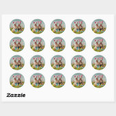 Paaspit Bull Dogs Ronde Sticker (Vel)
