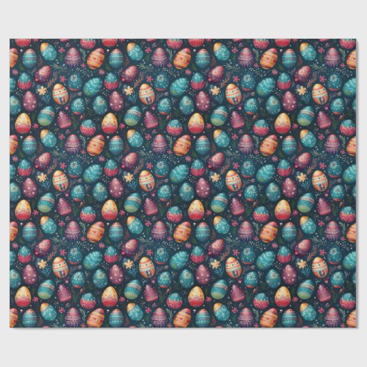 paaspizza cadeaupapier (Vlak)