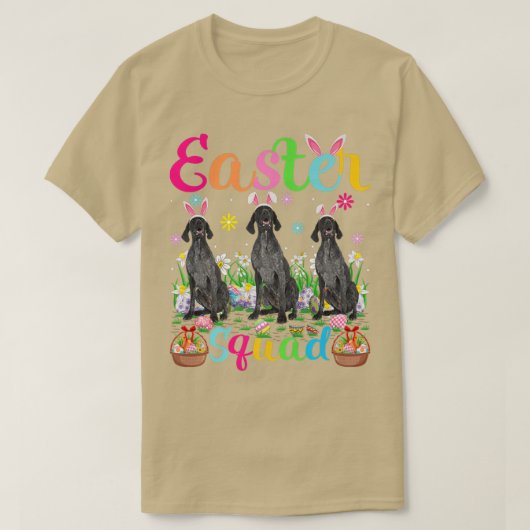 Paasplein Bunny Ear German Shorthaired Pointer T-shirt (Design voorkant)