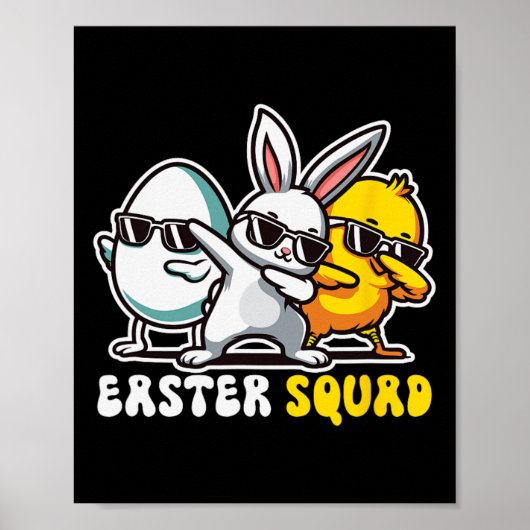 Paasplein met bunny Chick Egg Hunting Match Poster (Voorkant)