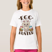 Paaspoedel Ei Hunter Hond T-shirt (Voorkant)
