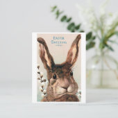  paaspoot Bunny Briefkaart (Staand voorkant)