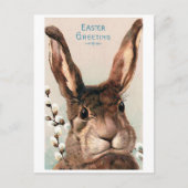 paaspoot Bunny Briefkaart (Voorkant)