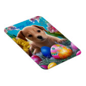 Paaspootbloemen en eierendag magneet (Rechterzijde)