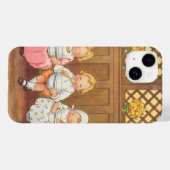 paasportret voor warme kinderen Case-Mate iPhone case (Achterkant (horizontaal))