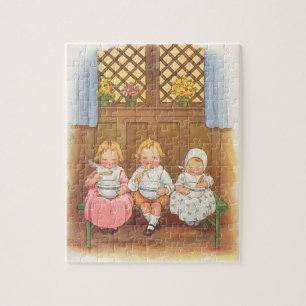  paasportret voor warme kinderen legpuzzel