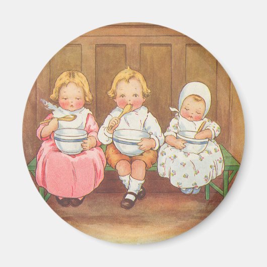  paasportret voor warme kinderen magneet (Voorkant)